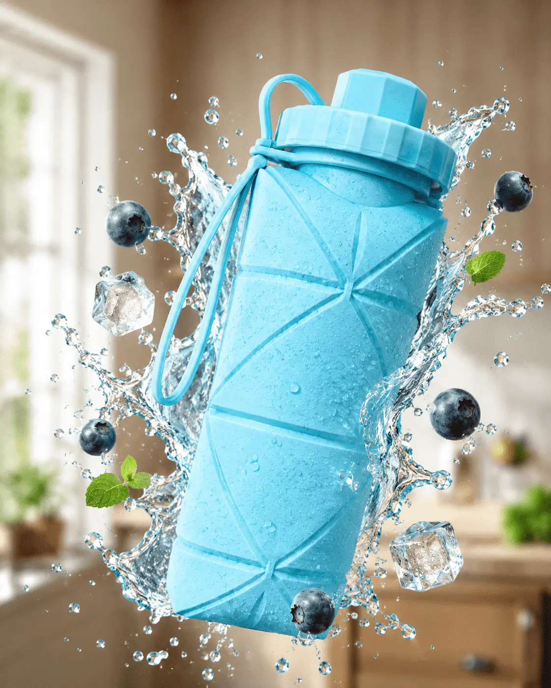 Eazivo Fold Bottle - Sky Blue