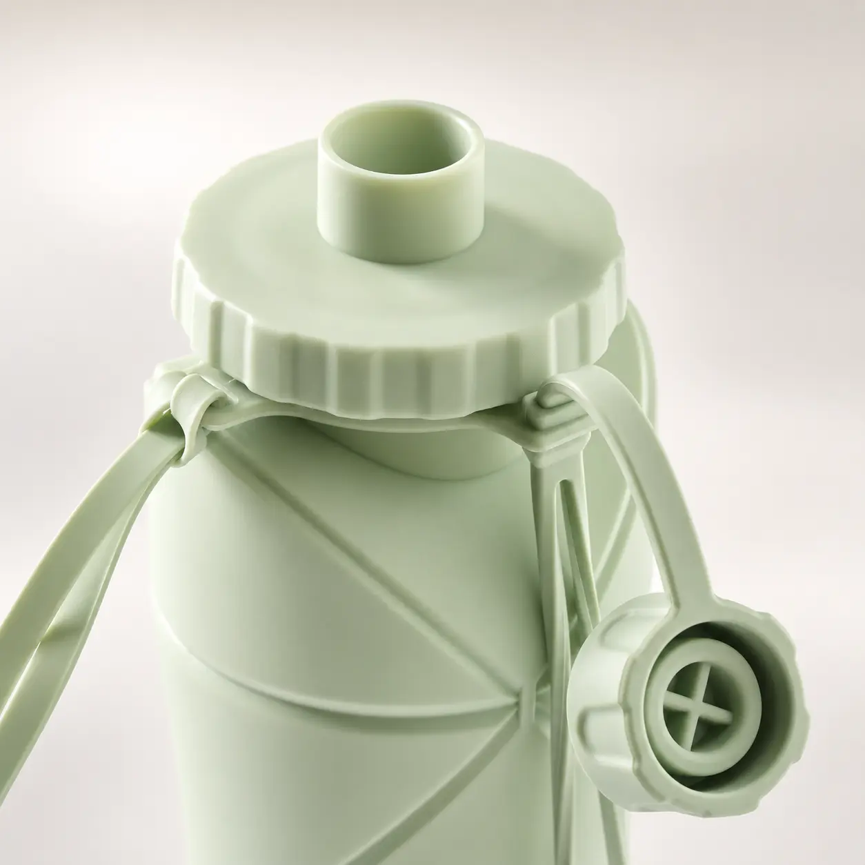 Fold Bottle Open Cap
